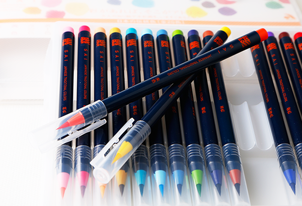 HCT x Akashiya Sai Watercolor Brush Pen Set - Philadelphia Museum Of Art