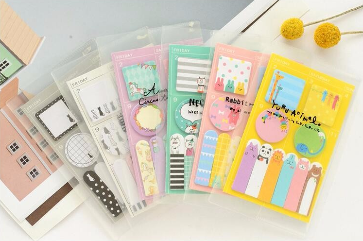 Animal Party Sticky Memo Set