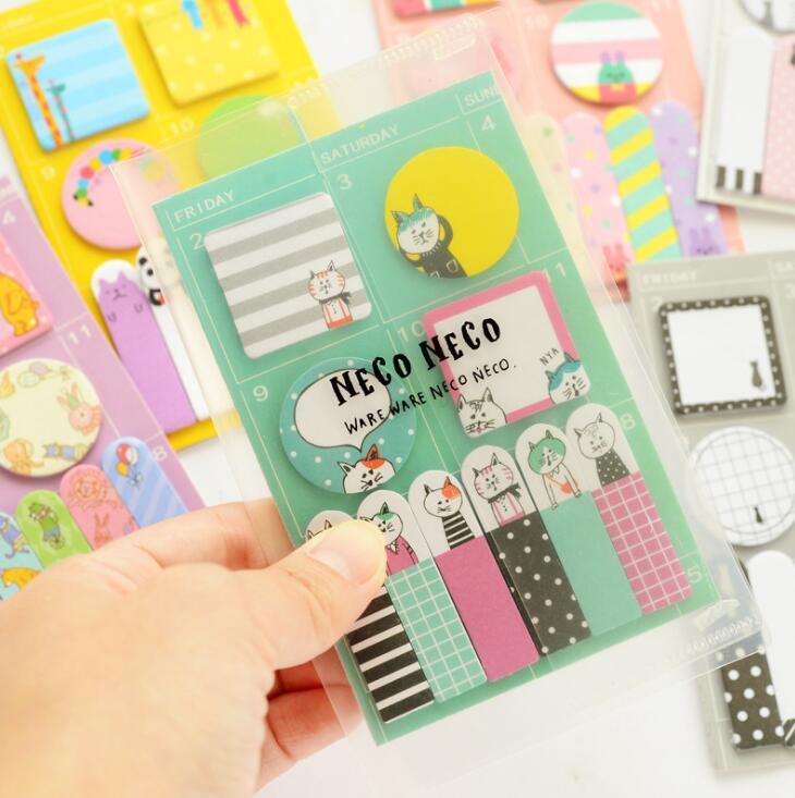 Animal Party Sticky Memo Set