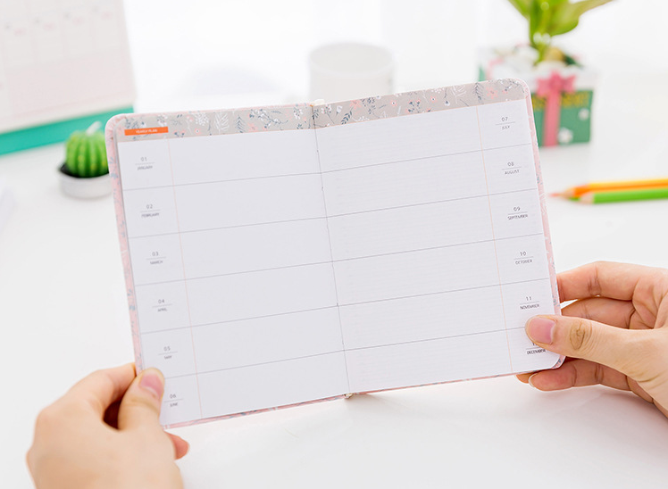 Ardium Flowery Journal - Pale Colors