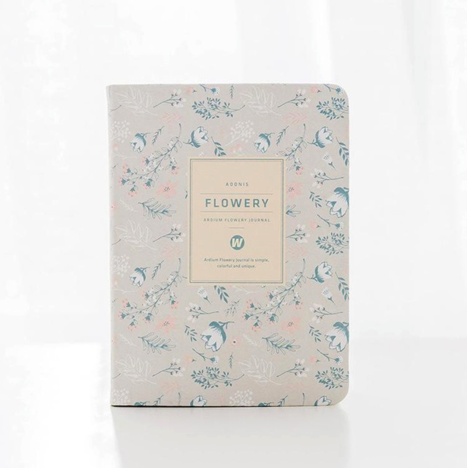 Ardium Flowery Journal - Pale Colors