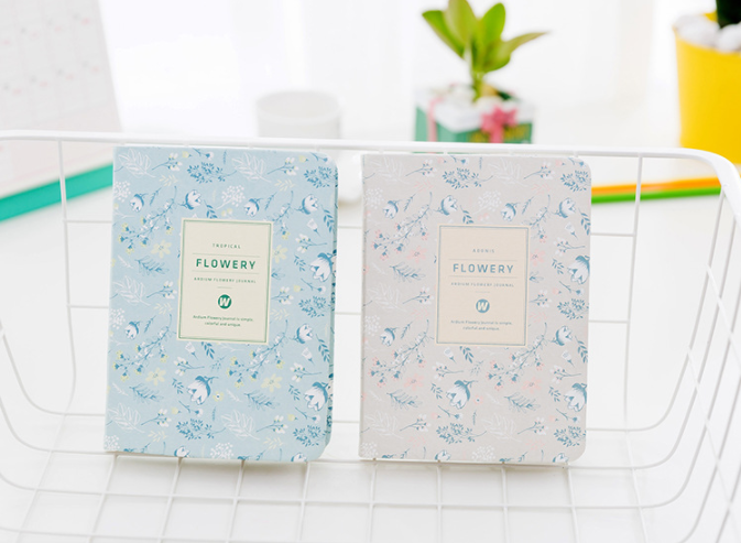 Ardium Flowery Journal - Pale Colors