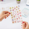 Cute Budding Pop Stickers 6-pack