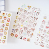 Cute Budding Pop Stickers 6-pack