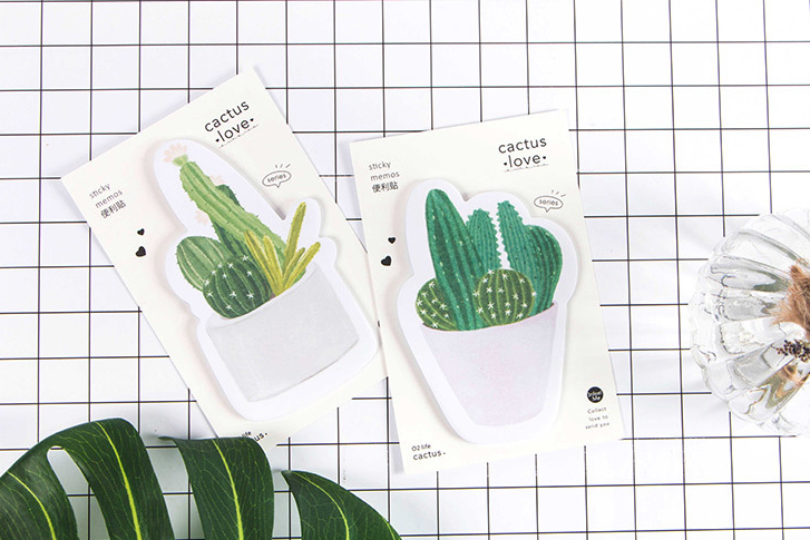 Cactus Love Sticky Notes