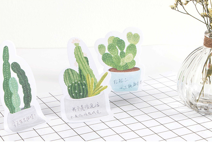 Cactus Love Sticky Notes