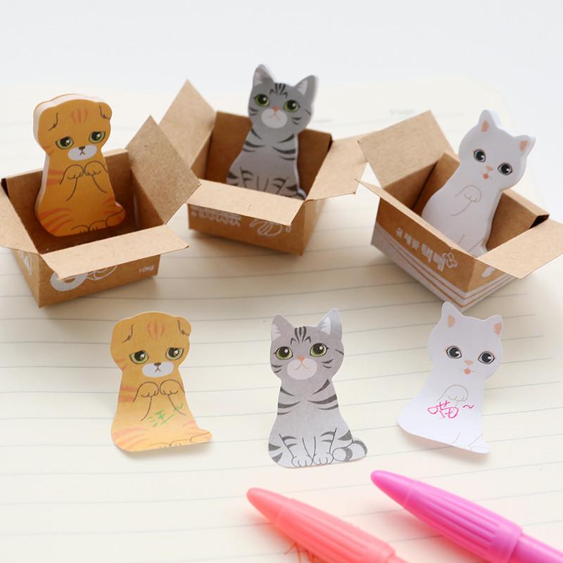 Adhesive Little Kitty Memo Pad