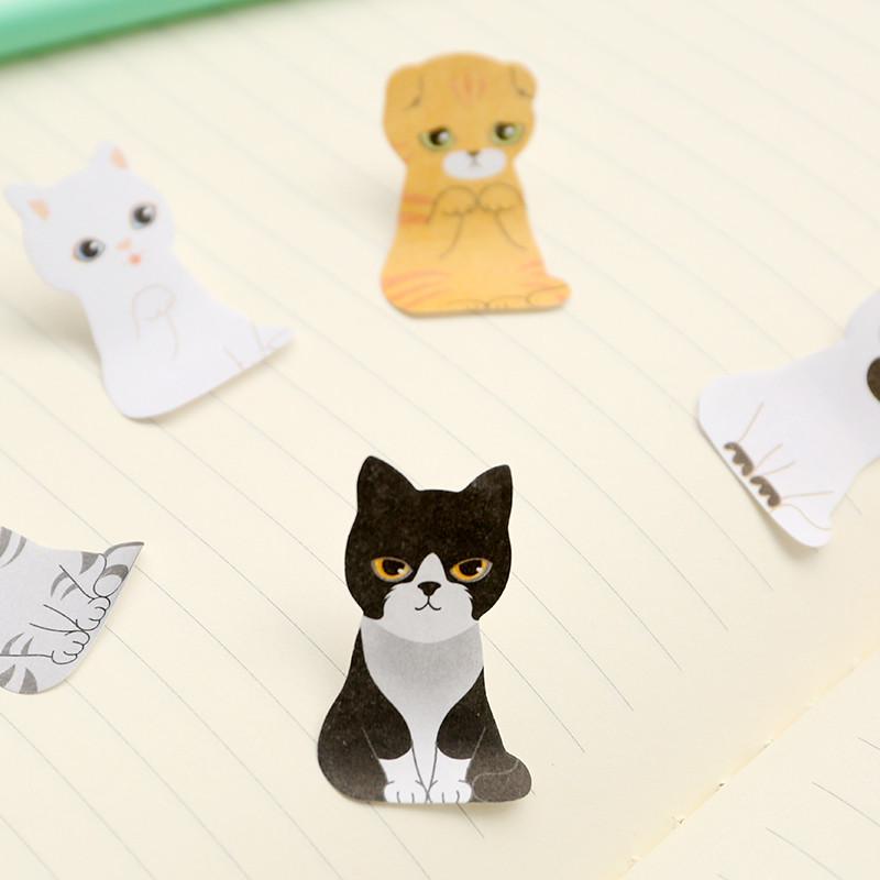 Adhesive Little Kitty Memo Pad