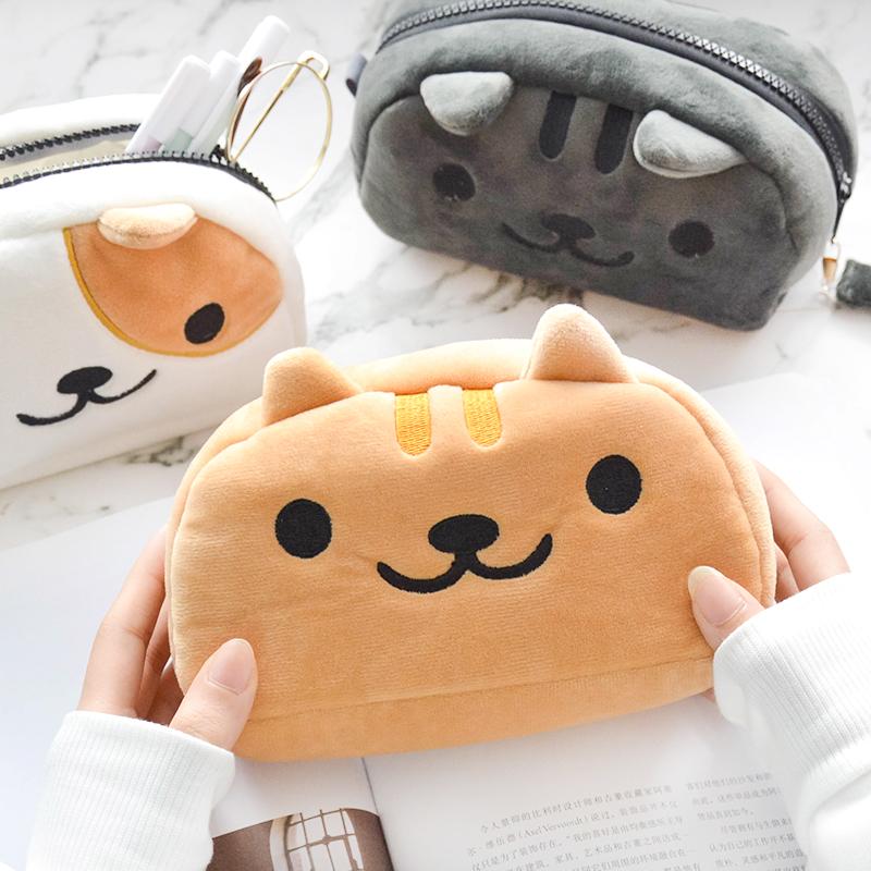 Nyanko Plush Pencil Case