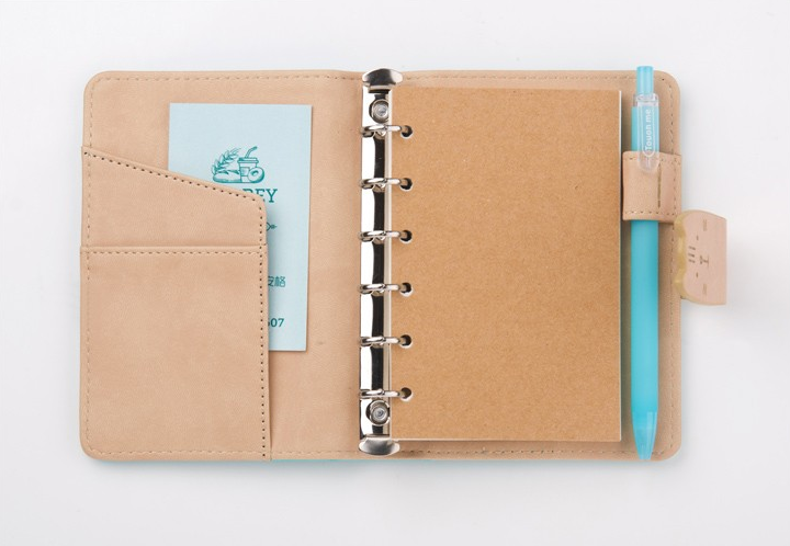 Cat Closure Leather Personal Planner - Kawaii Pen Shop - Cutsy World