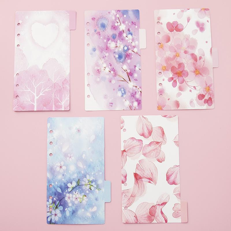 Cherry Blossom Planner Dividers