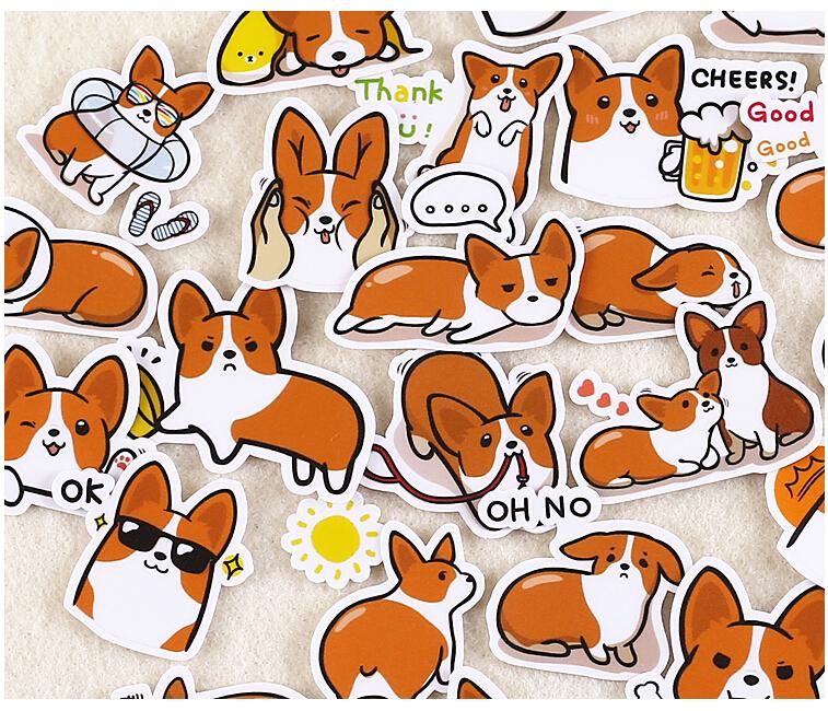 Coco The Corgi Stickers