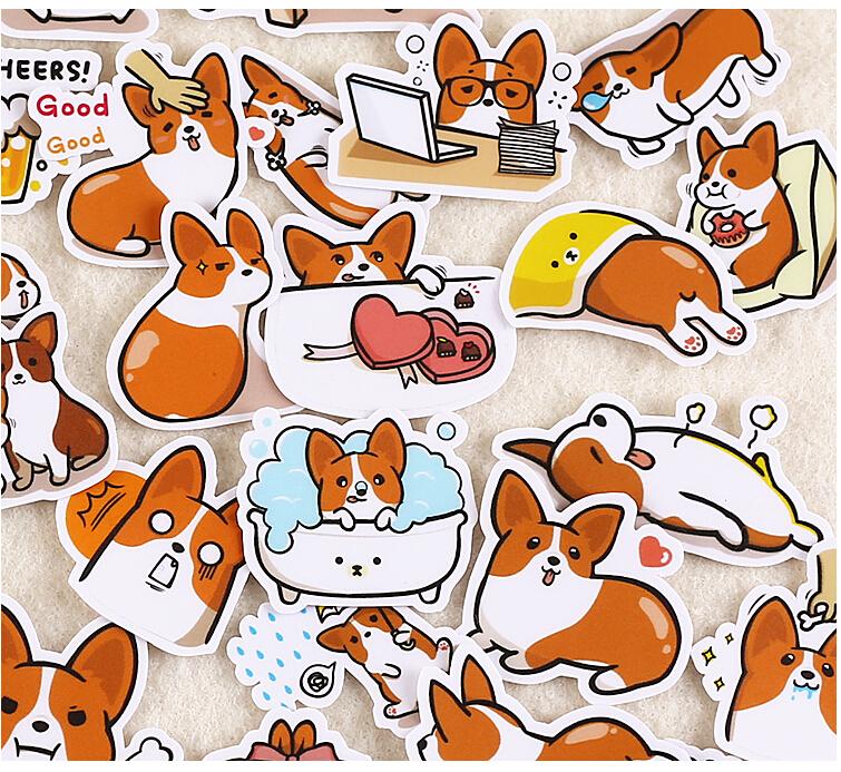 Coco The Corgi Stickers