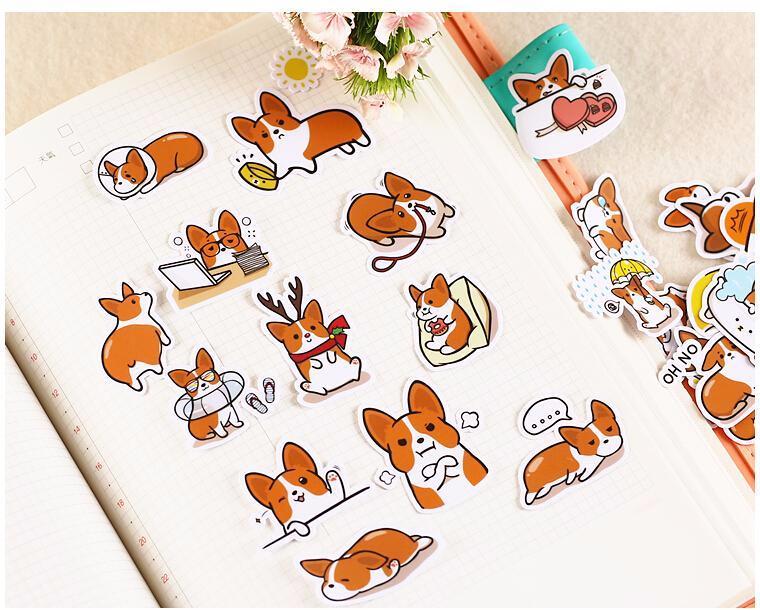 Coco The Corgi Stickers