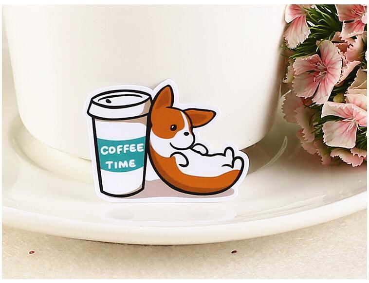 Coco The Corgi Stickers