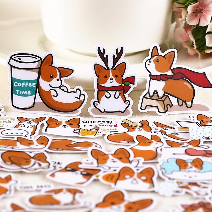 Coco The Corgi Stickers