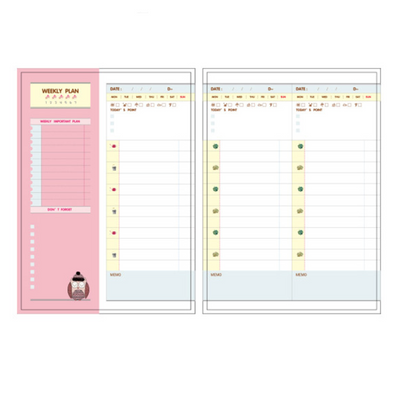 365 Days Personal Planner - Bright Colors