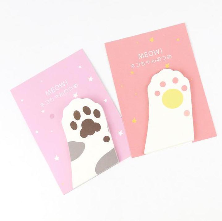 Cat Paw Sticky Notes