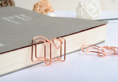 Rose Gold Paper Clip Set