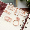 Rose Gold Paper Clip Set