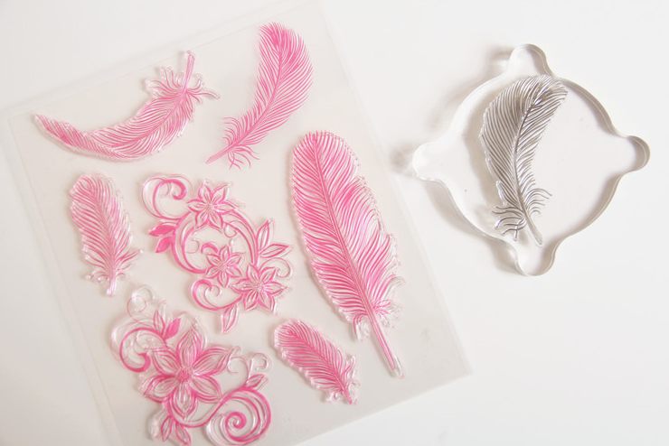 Feather & Flower Stamp Set