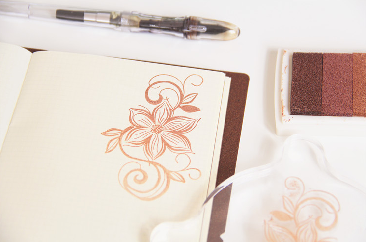 Feather & Flower Stamp Set