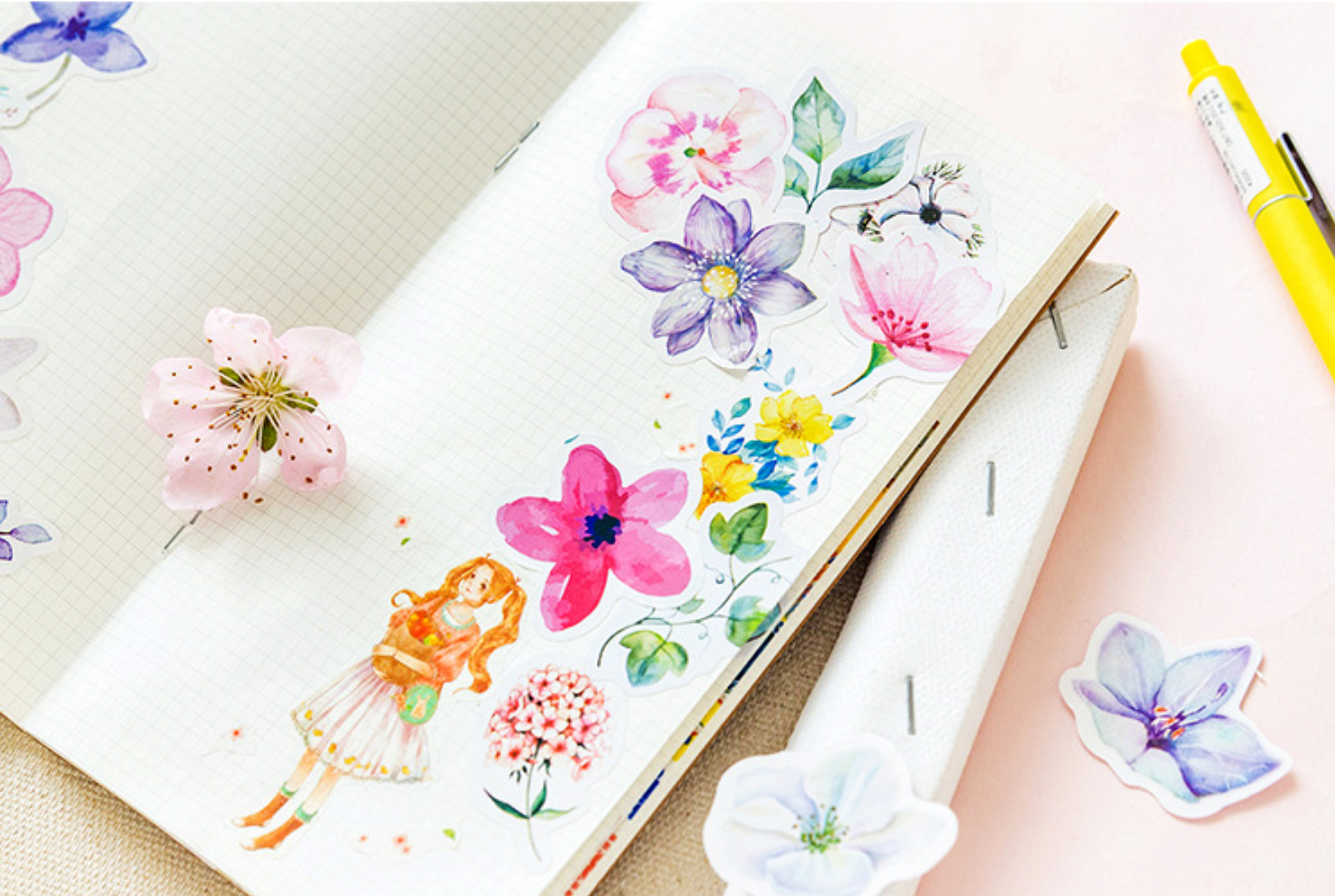 Floral Dream Paper Stickers