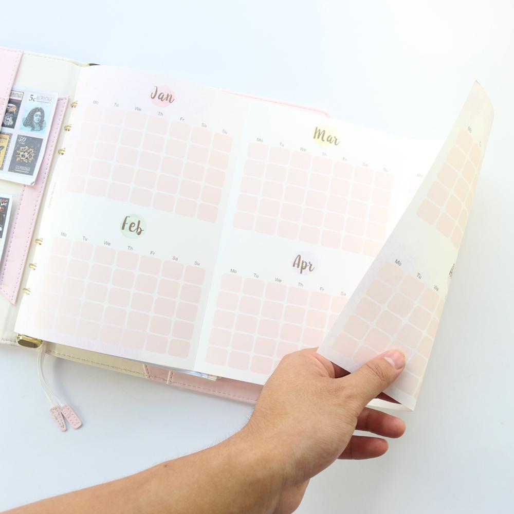 Foldable Monthly Planner Inserts