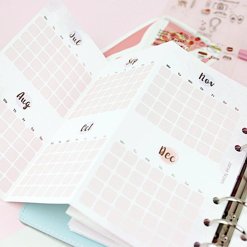 Foldable Monthly Planner Inserts