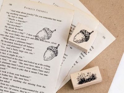 Forest Life Wooden Stamp