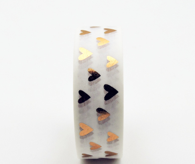 Golden Hearts Washi Tape