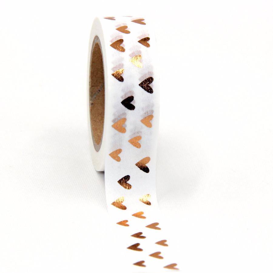 Golden Hearts Washi Tape