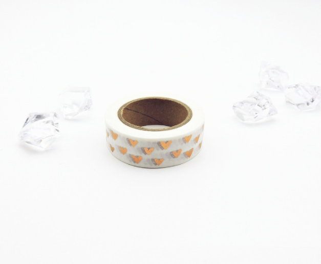 Golden Hearts Washi Tape