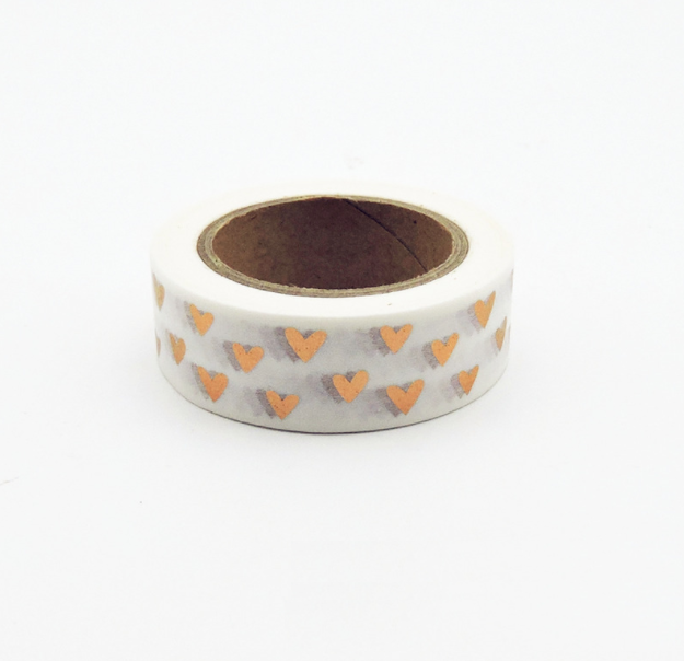 Golden Hearts Washi Tape