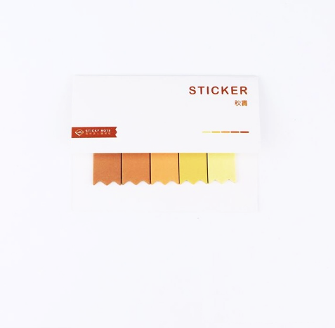Gradient Color Index Sticky Notes
