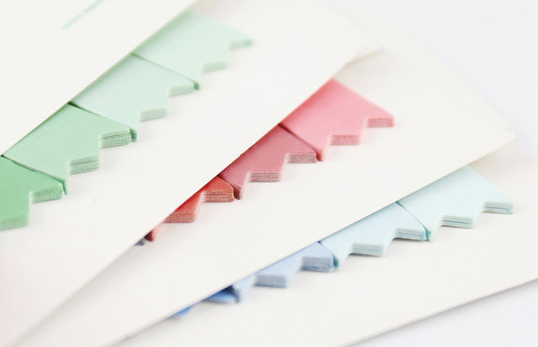 Gradient Color Index Sticky Notes