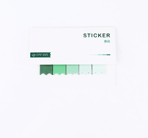 Gradient Color Index Sticky Notes