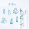 Green Leaves Paper Stickers