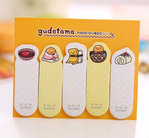 Gudetama Index Sticky Notes