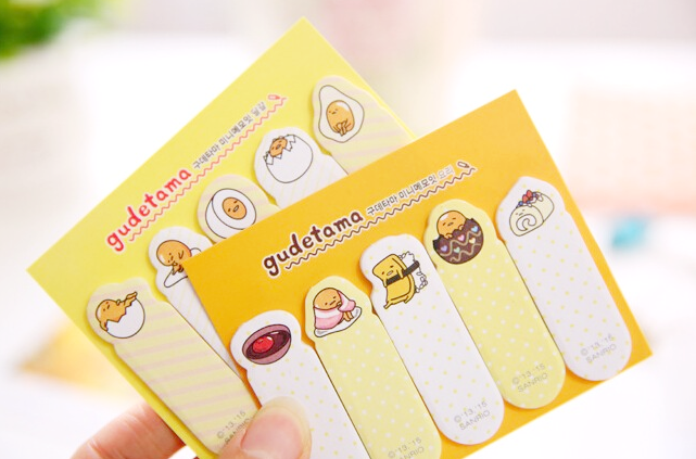 Gudetama Index Sticky Notes