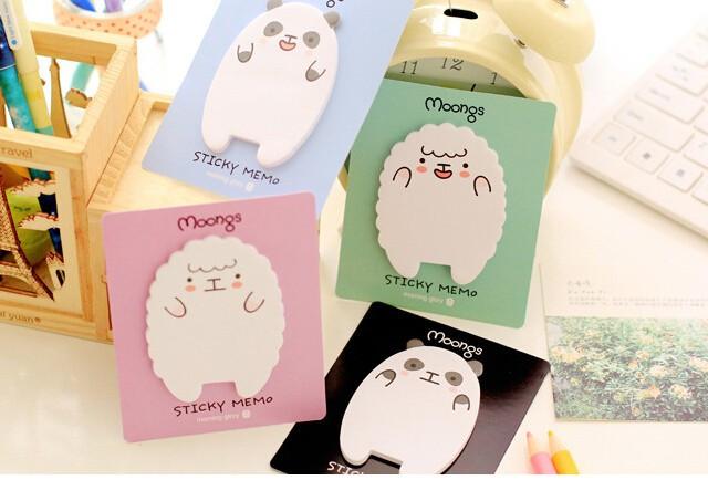 Sheep & Panda Sticky Notes