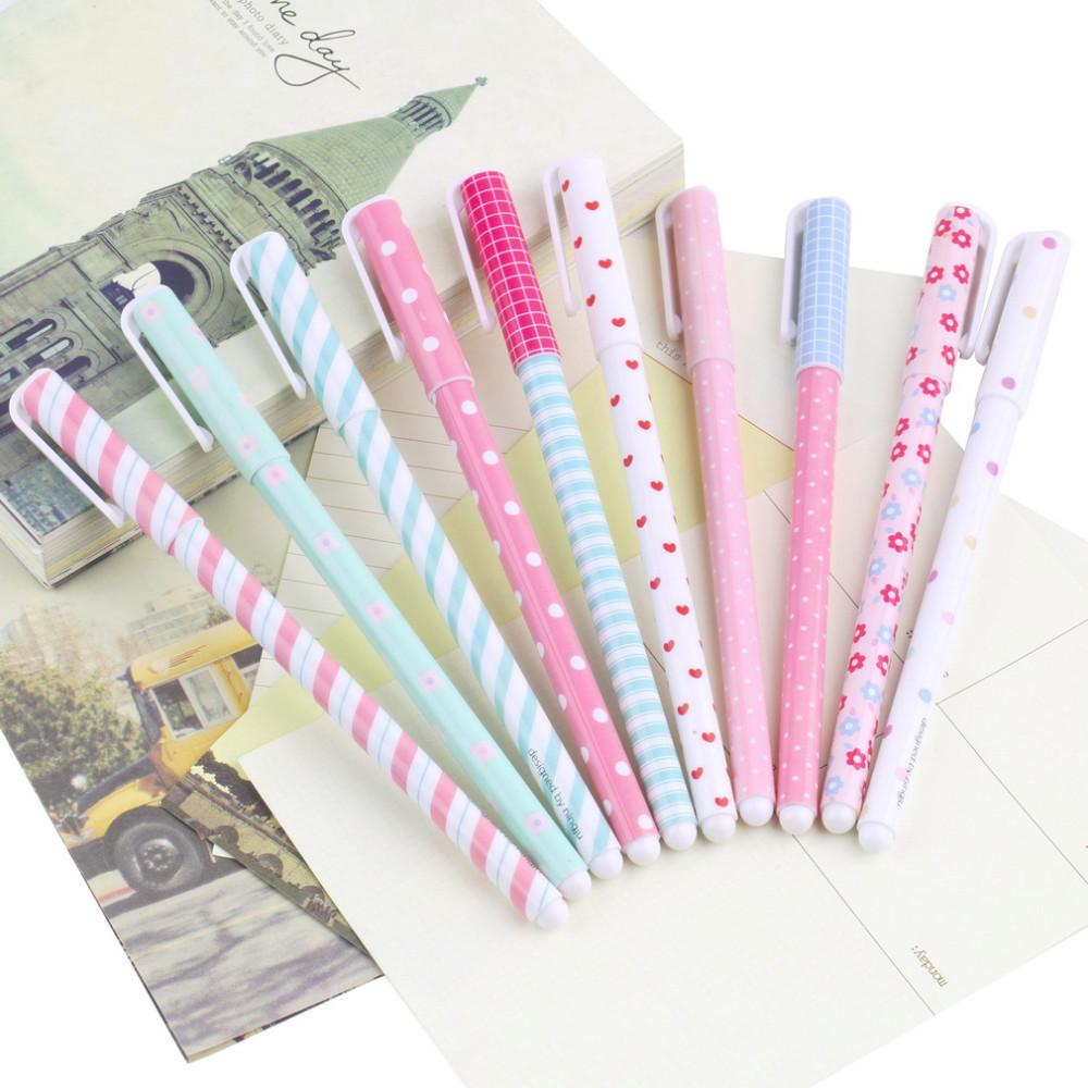 Kawaii Pattern Color Gel Pen 10-Pack