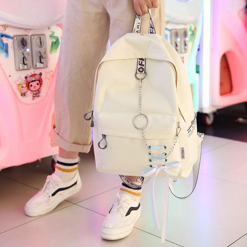 Kawaii Plaid Korea Style Canvas Backpack  Womens backpack, Plaid backpack,  School bags