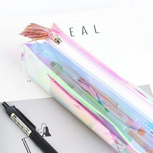 Rainbows & Unicorns Holographic Pencil Case