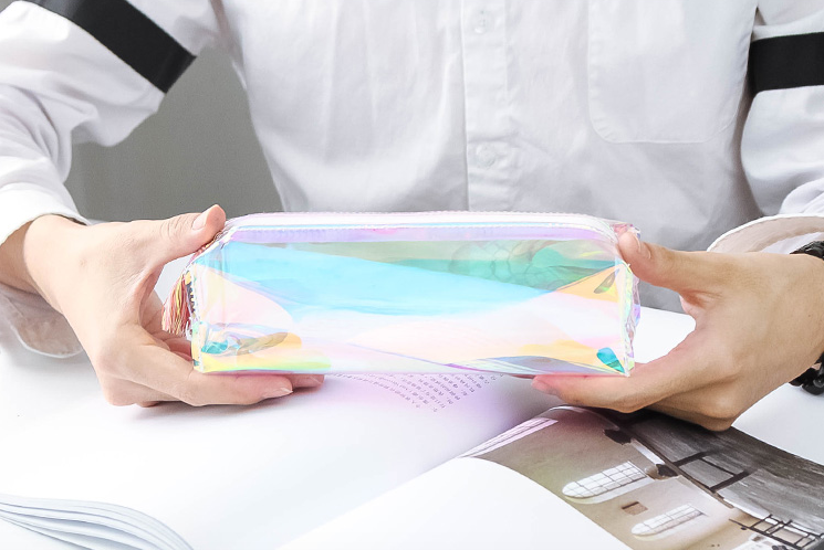 Rainbows & Unicorns Holographic Pencil Case