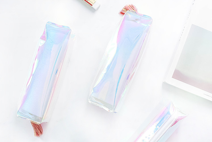 Rainbows & Unicorns Holographic Pencil Case