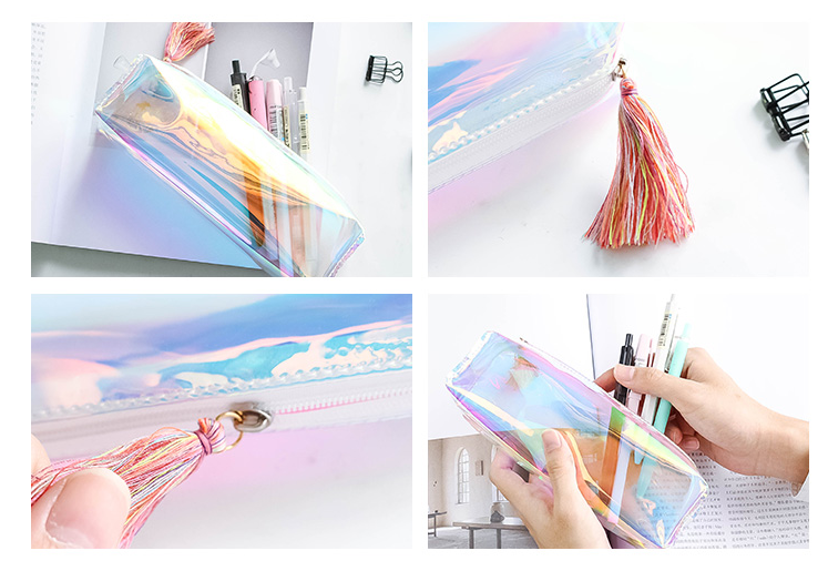 Rainbows & Unicorns Holographic Pencil Case