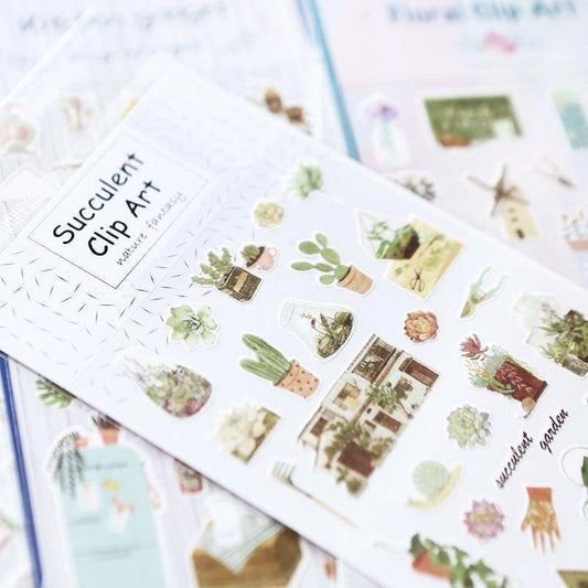 Home Sweet Home Paper Stickers (6 types)