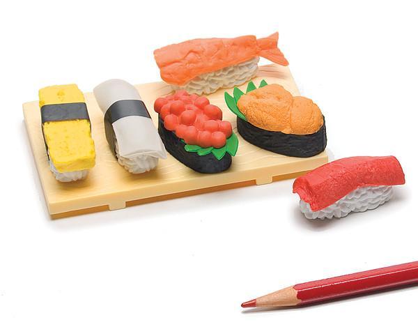 Iwako Sushi Eraser Set