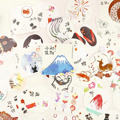 Little Japan Decorative Paper Sticker Set: Fuji